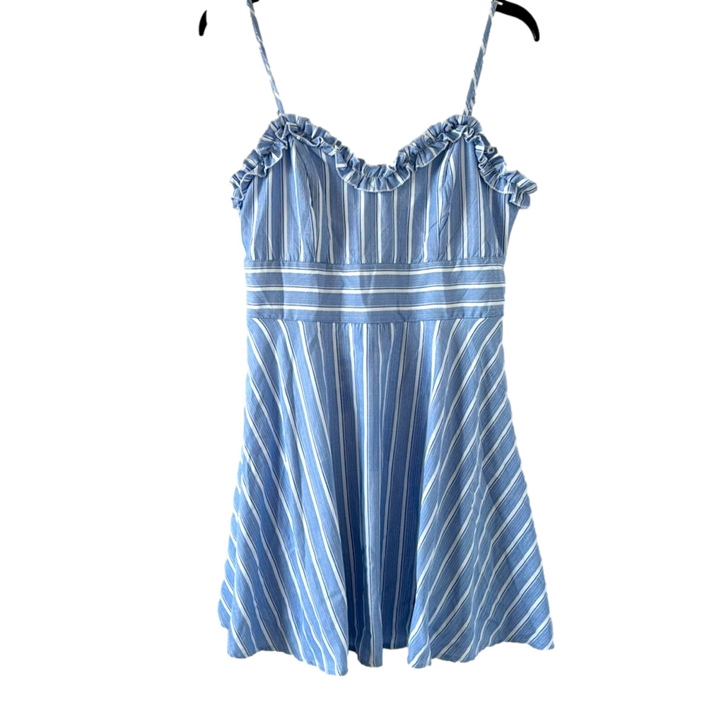 Altar'd State Blue & White Stripe Dress